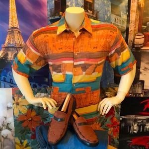 Bill Walker colorful shirt